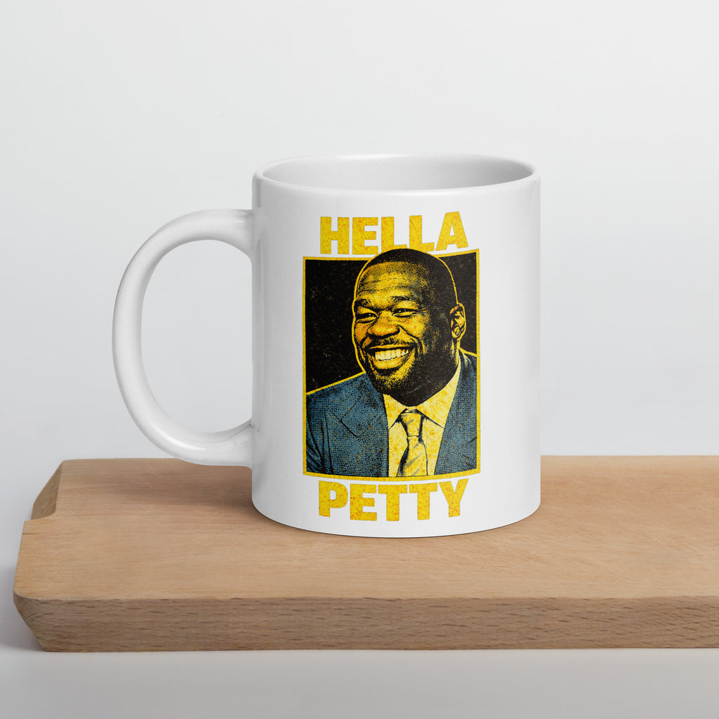 Hella Petty Coffee Mug – Funny Tea-Sipping Meme Mug – 20oz Savage Petty Cup – Sarcastic Pop Culture Gift Mug