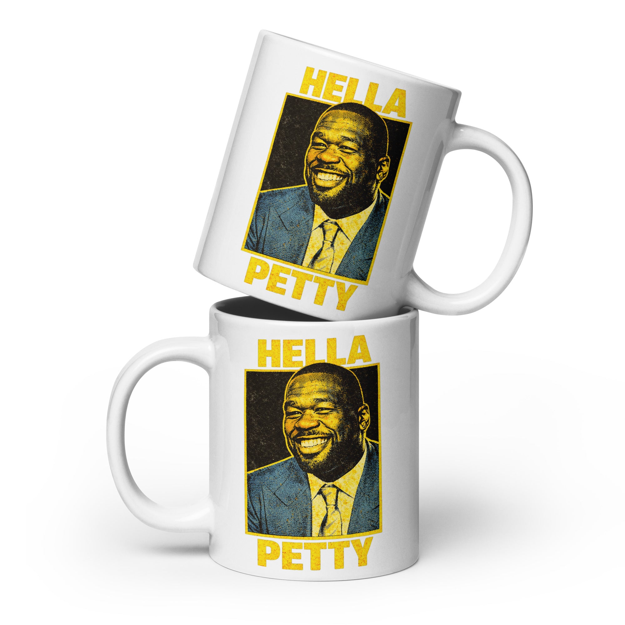 Hella Petty Coffee Mug – Funny Tea-Sipping Meme Mug – 20oz Savage Petty Cup – Sarcastic Pop Culture Gift Mug