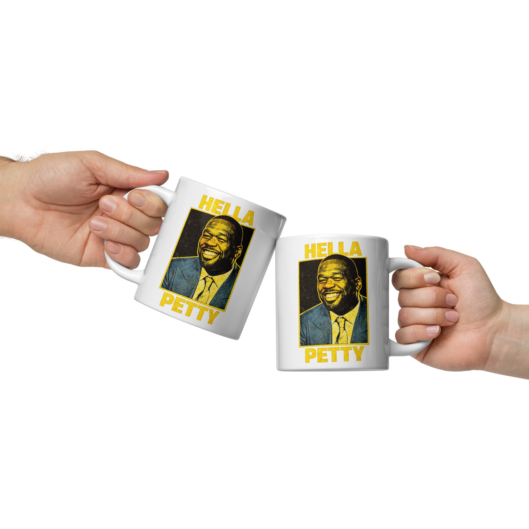 Hella Petty Coffee Mug – Funny Tea-Sipping Meme Mug – 20oz Savage Petty Cup – Sarcastic Pop Culture Gift Mug