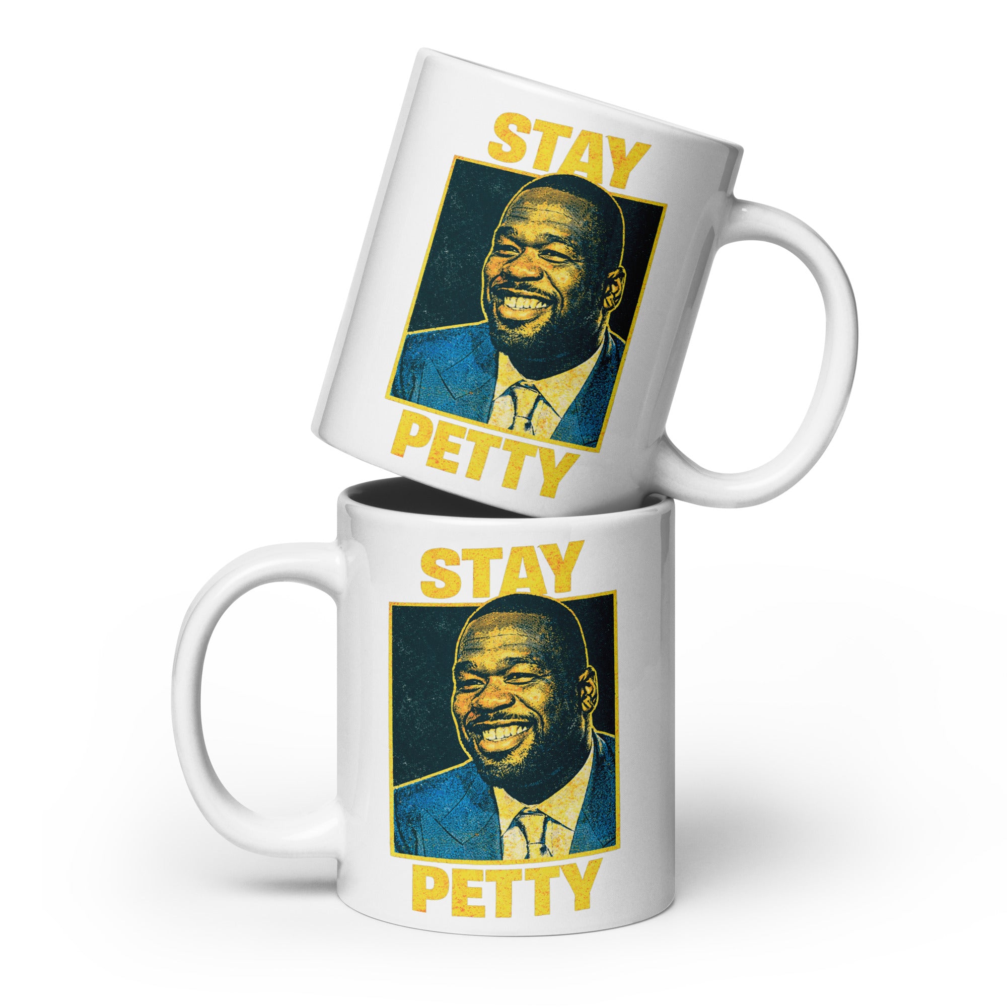 Stay Petty Coffee Mug – 20oz Sarcastic Meme Mug – Funny Gift Cup – Savage Quote Mug – Tea Sipping Mug for Petty Queens