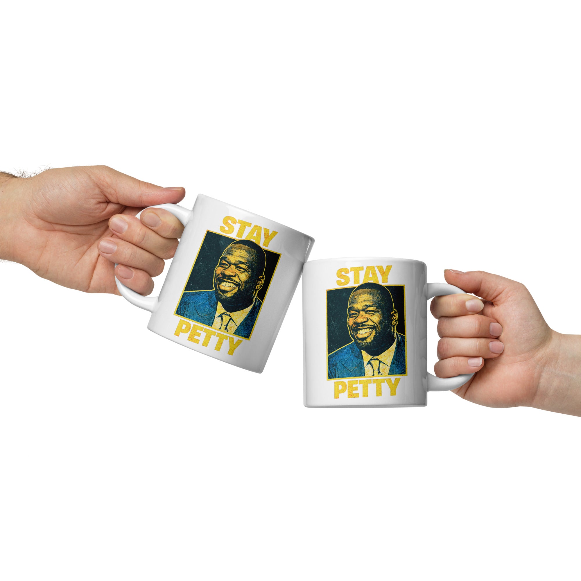 Stay Petty Coffee Mug – 20oz Sarcastic Meme Mug – Funny Gift Cup – Savage Quote Mug – Tea Sipping Mug for Petty Queens