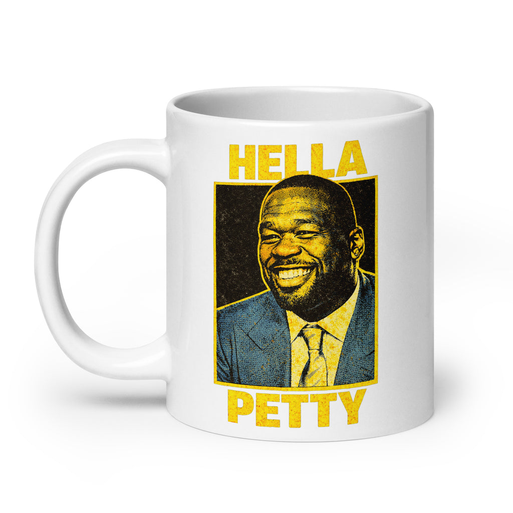 Hella Petty Coffee Mug – Funny Tea-Sipping Meme Mug – 20oz Savage Petty Cup – Sarcastic Pop Culture Gift Mug