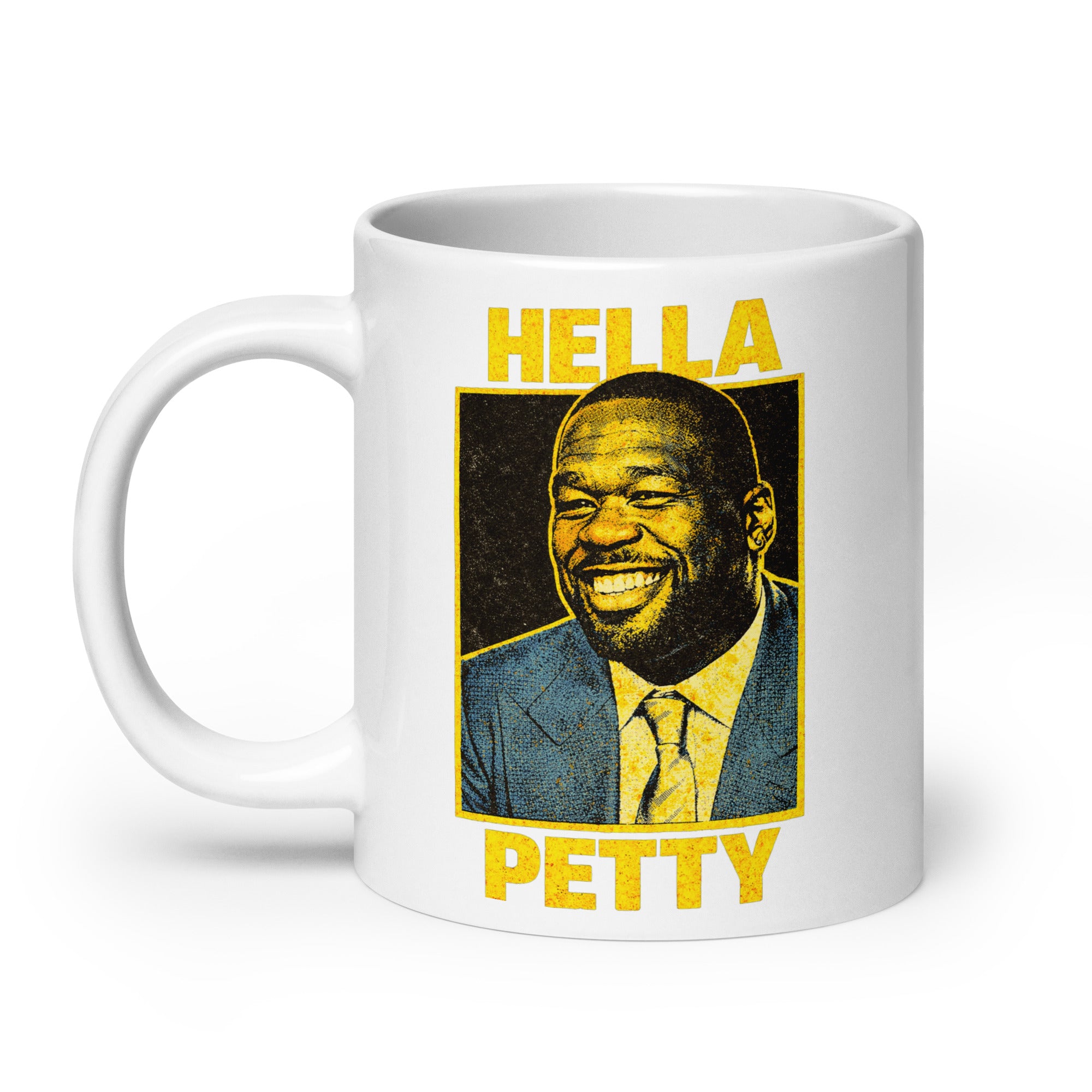 Hella Petty Coffee Mug – Funny Tea-Sipping Meme Mug – 20oz Savage Petty Cup – Sarcastic Pop Culture Gift Mug