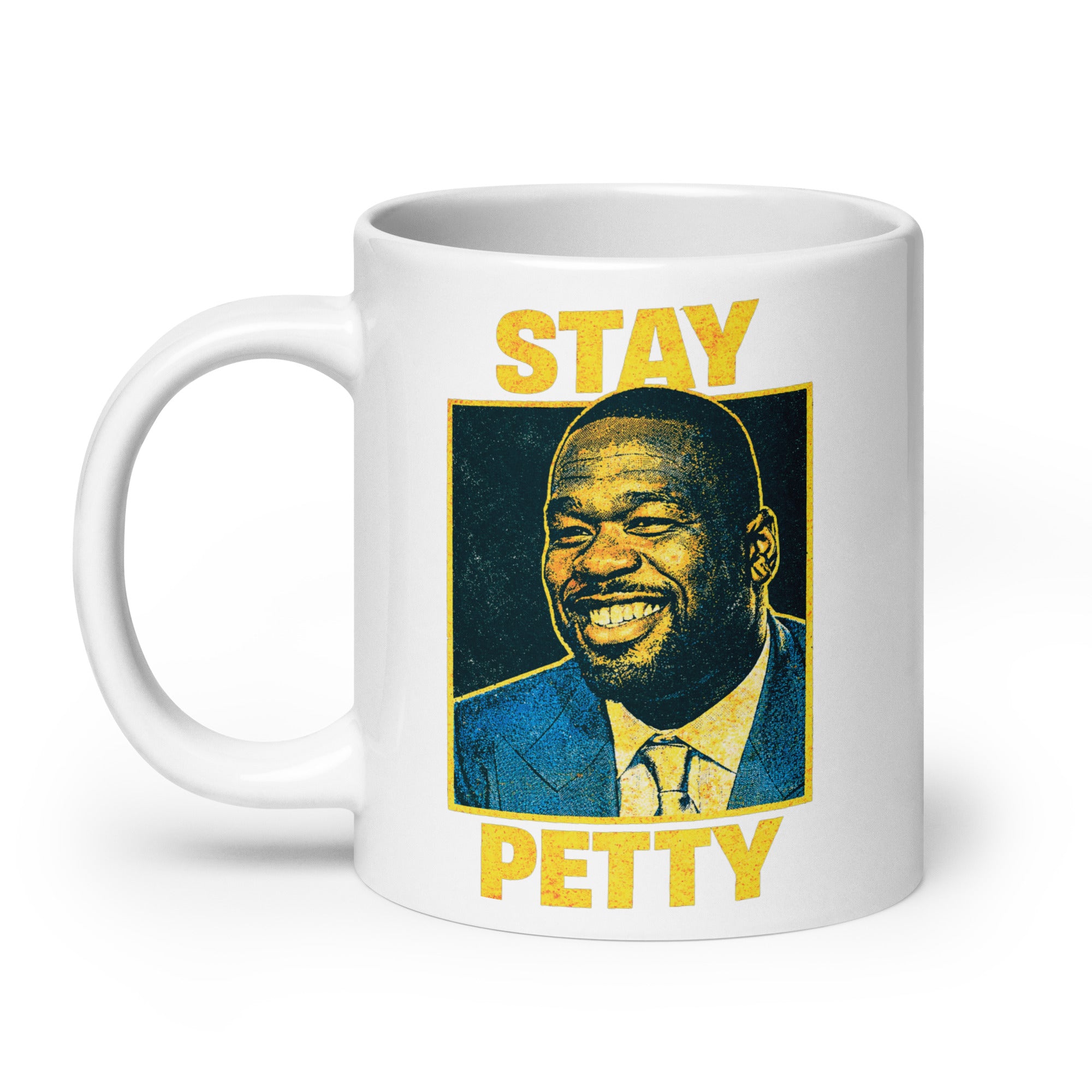 Stay Petty Coffee Mug – 20oz Sarcastic Meme Mug – Funny Gift Cup – Savage Quote Mug – Tea Sipping Mug for Petty Queens