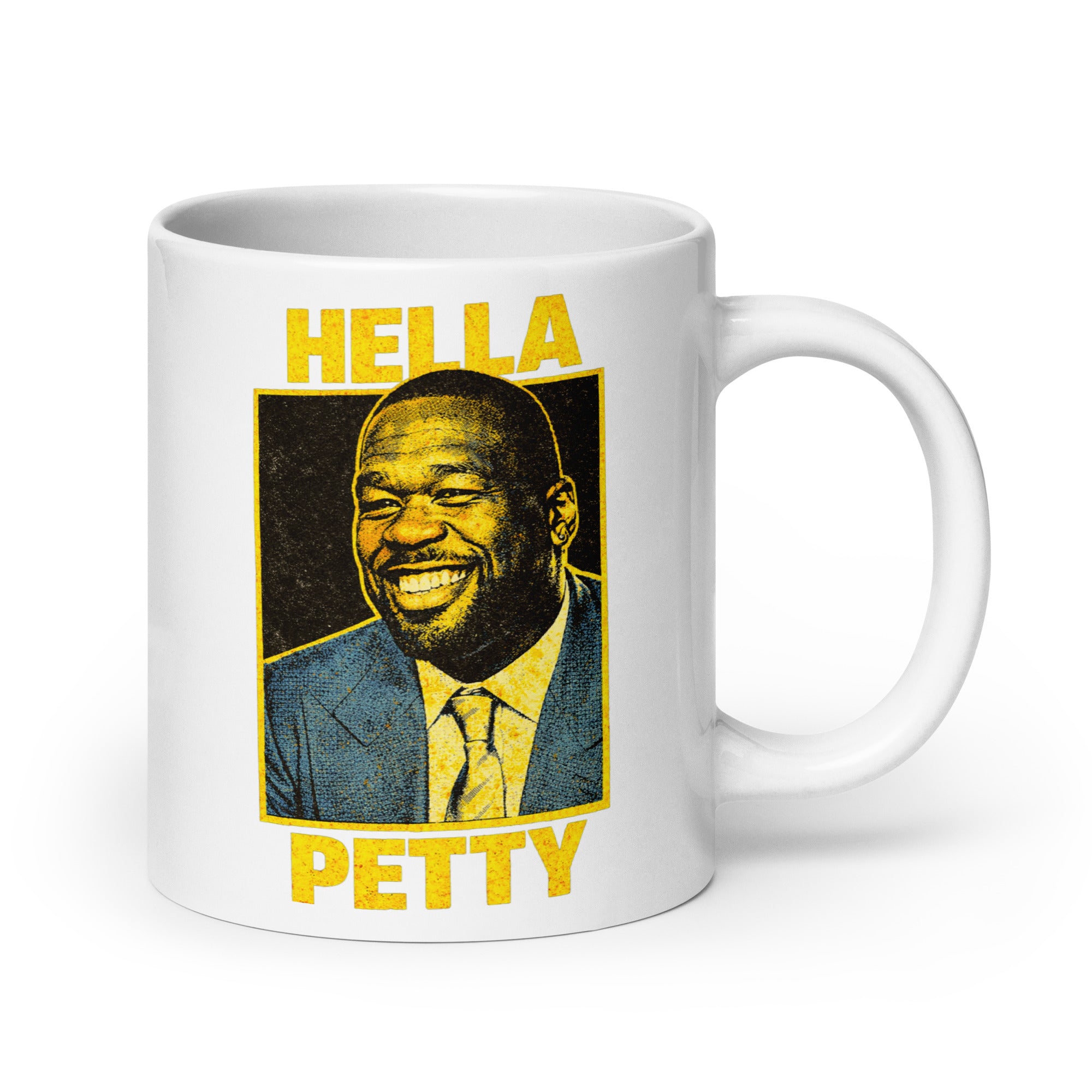 Hella Petty Coffee Mug – Funny Tea-Sipping Meme Mug – 20oz Savage Petty Cup – Sarcastic Pop Culture Gift Mug